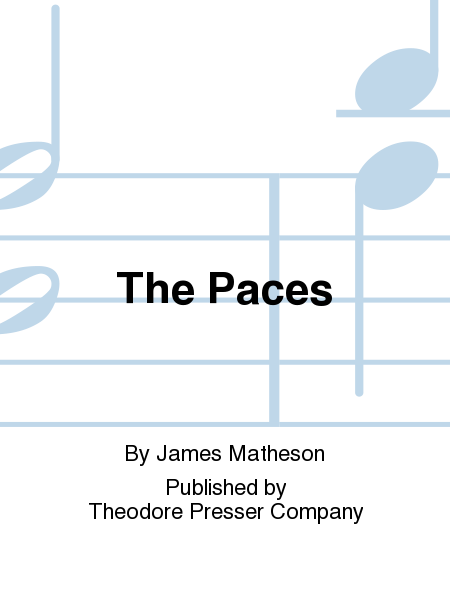 The Paces by James Matheson Orchestra - Sheet Music