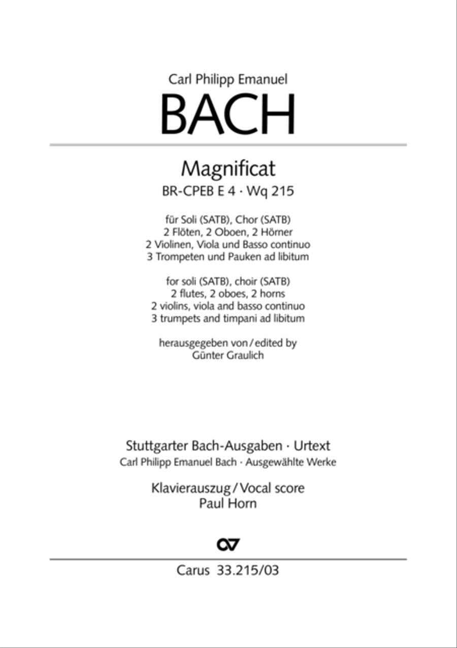 Magnificat Magnificat 4-Part scores gallery preview page 2