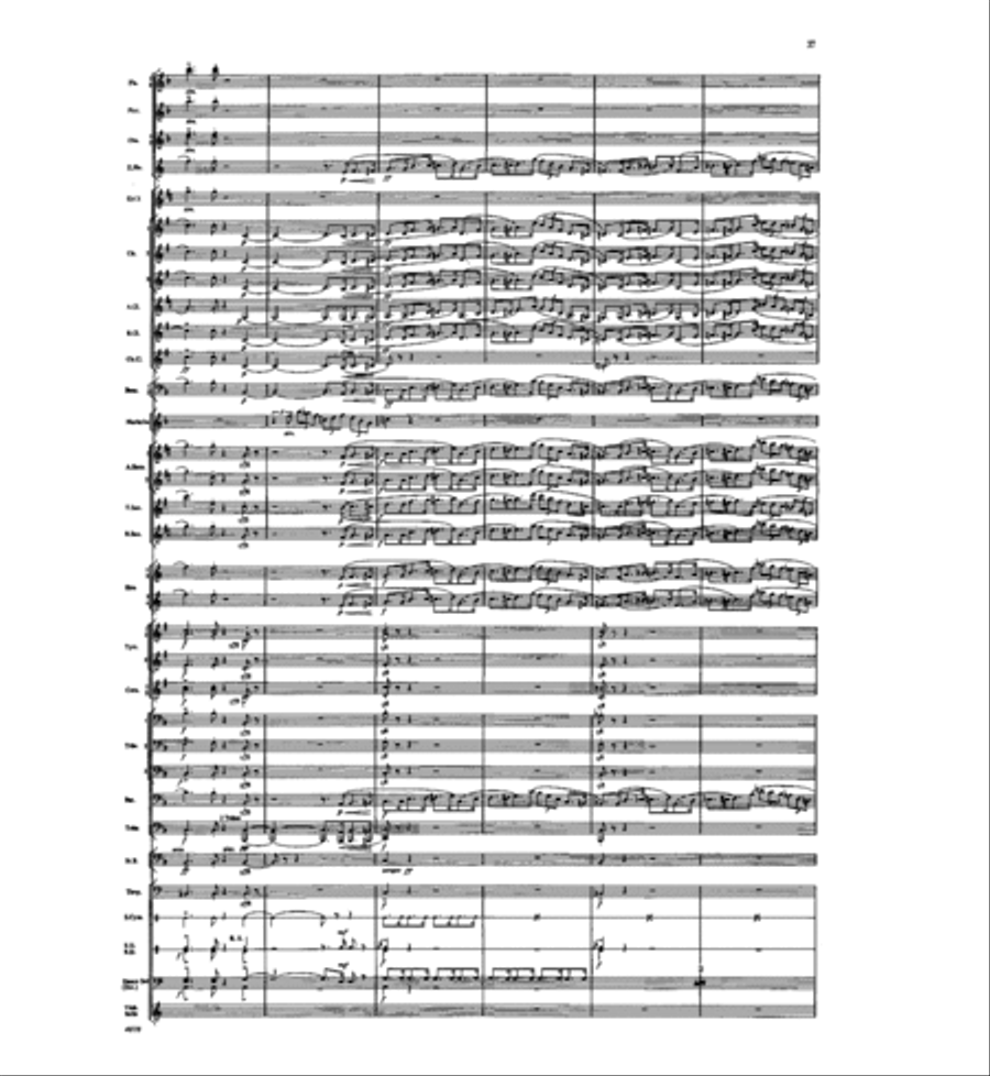 Concertino for Marimba and Winds Concert Band scores gallery preview page 35