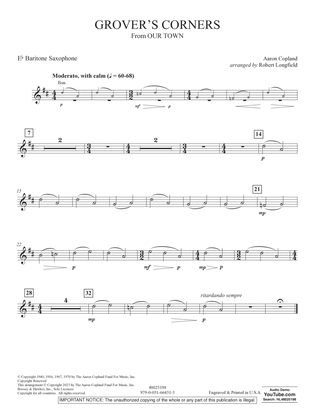 Grover's Corners (from Our Town) (arr. Robert Longfield) - Eb Baritone Saxophone