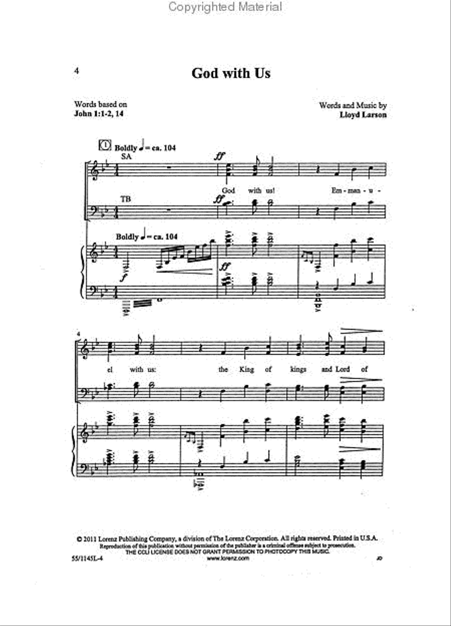 Who Do You Say That I Am? 4-Part scores gallery preview page 2