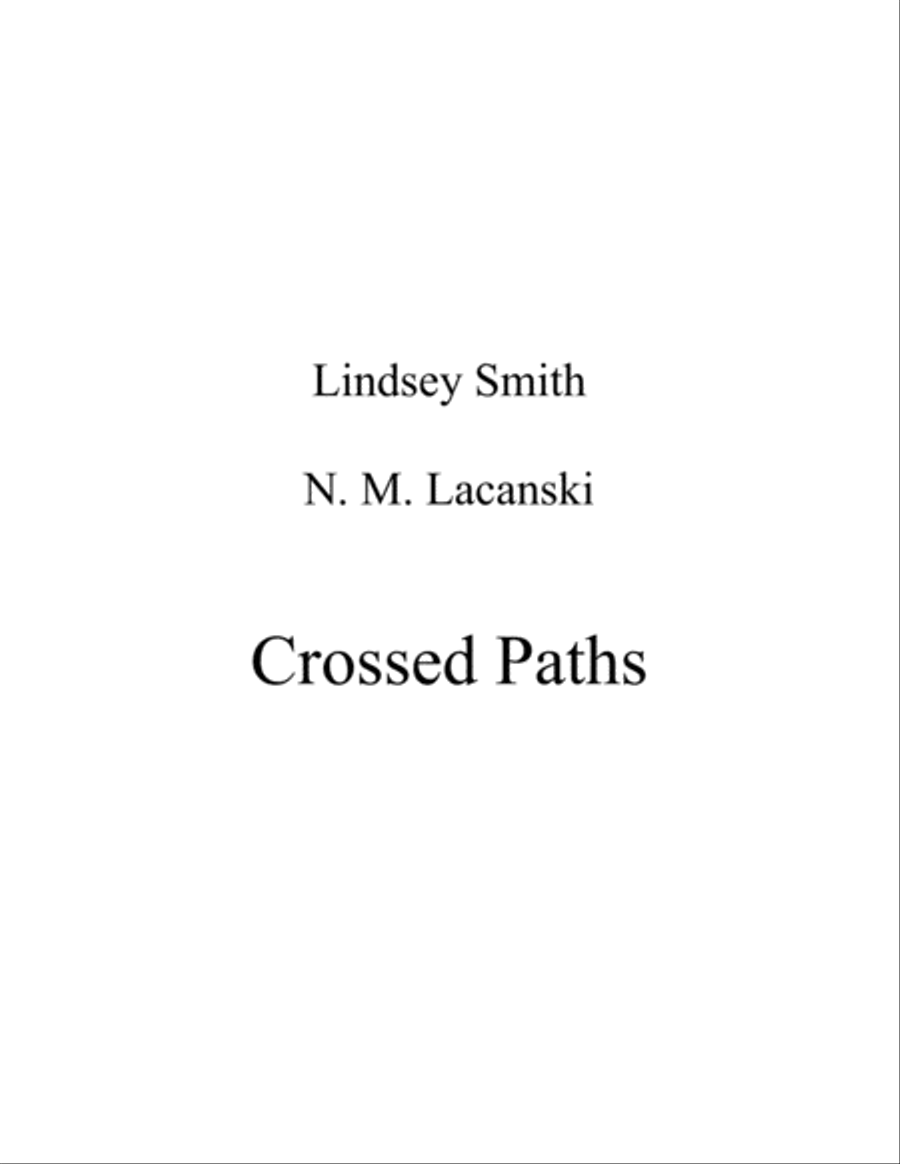 Crossed Paths Crossed Paths Voice scores gallery preview page 1