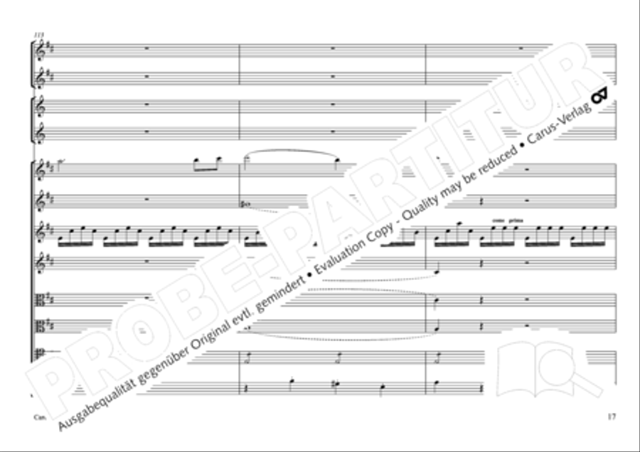 Concertone in D major Horn scores gallery preview page 18
