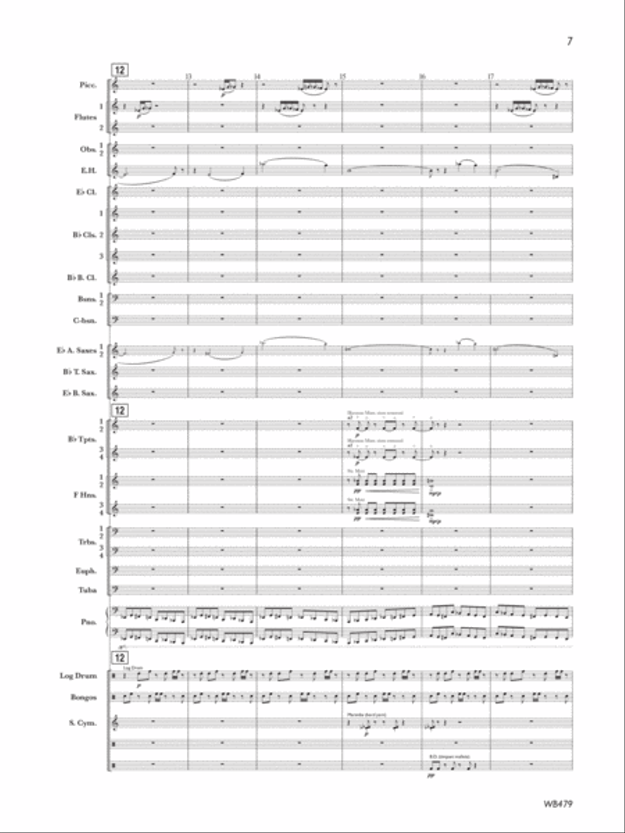 A Jack Stamp Suite: Movement 5: Stamp Concert Band scores gallery preview page 5
