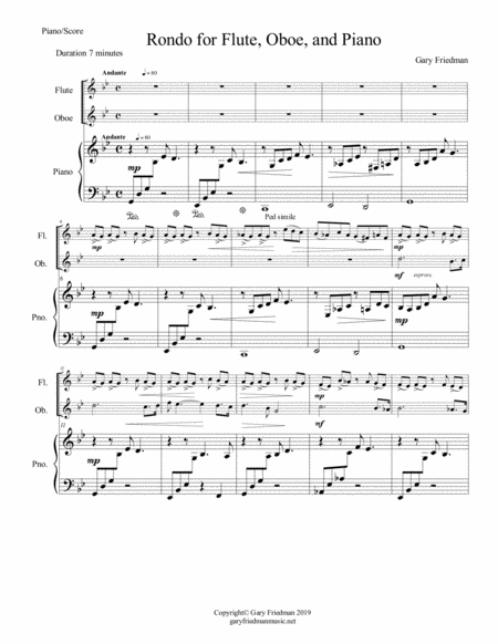 Rondo for Flute, Oboe, and Piano image number null