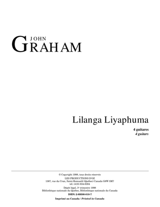 Book cover for Lilanga Liyaphuma