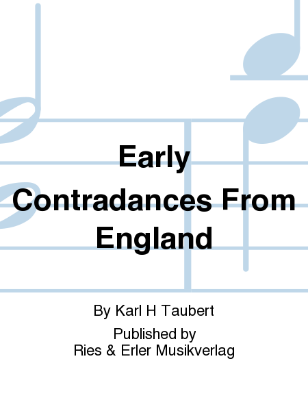Early Contradances From England