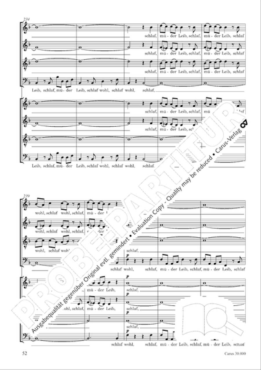 J.L. Bach: The complete motets Choir scores gallery preview page 59