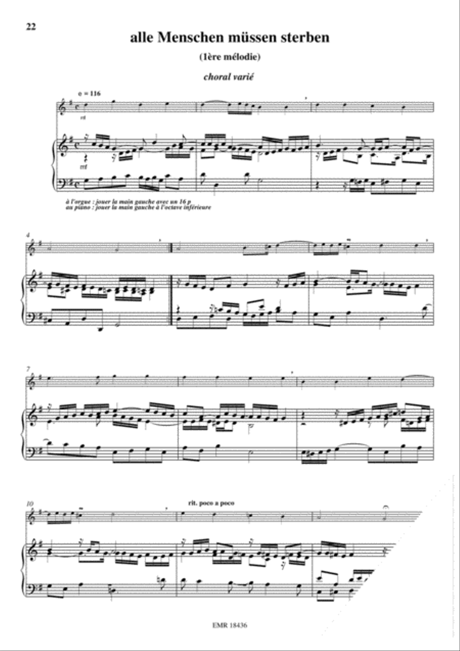 15 Preludes Organ scores gallery preview page 15
