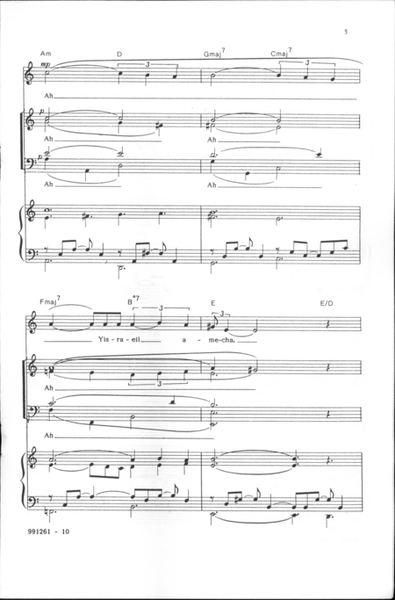 R'Tzei (for Solo High Voice with optional SATB Choir)