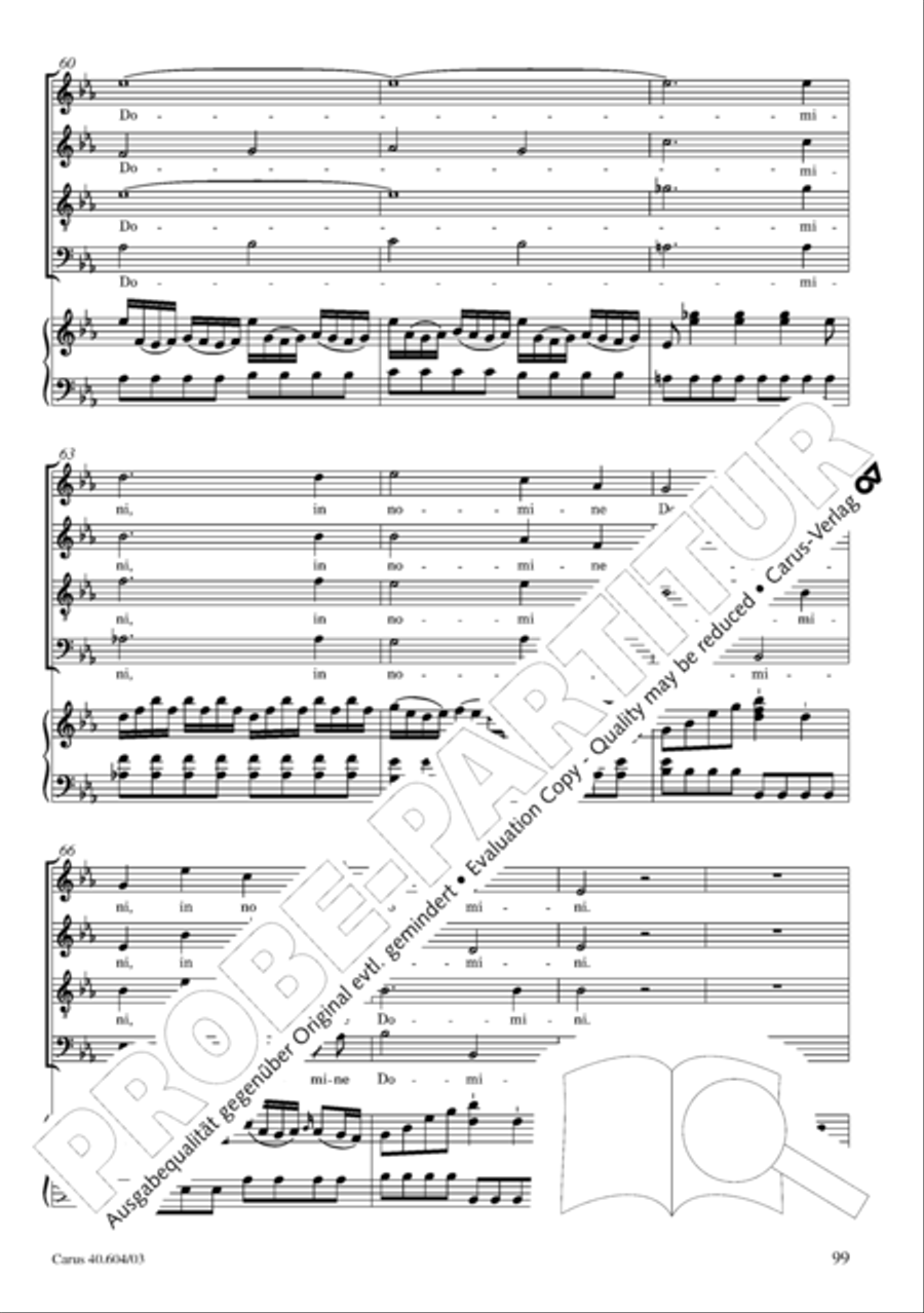 Grosse Mariazeller Messe in C 4-Part scores gallery preview page 108