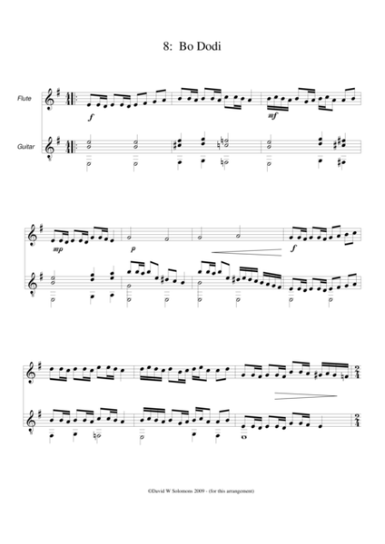 Bo dodi (Come, my beloved) for flute and guitar image number null