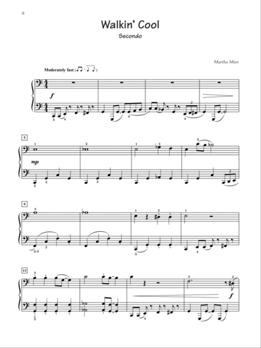 Jazz, Rags & Blues for Two, Book 5 Small Ensemble scores gallery preview page 5