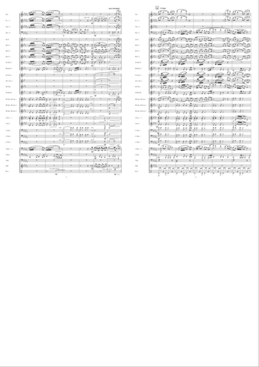 Pacis Valley Concert Band scores gallery preview page 4
