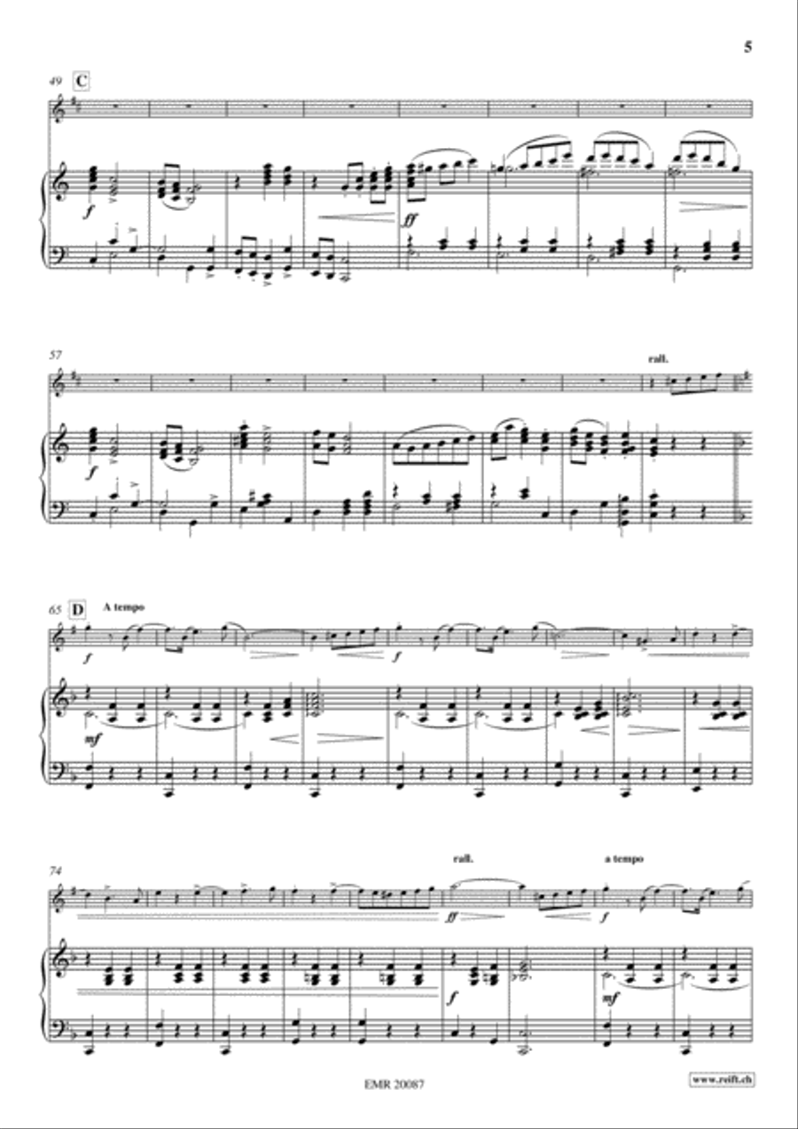 Starlight Clarinet Solo scores gallery preview page 5
