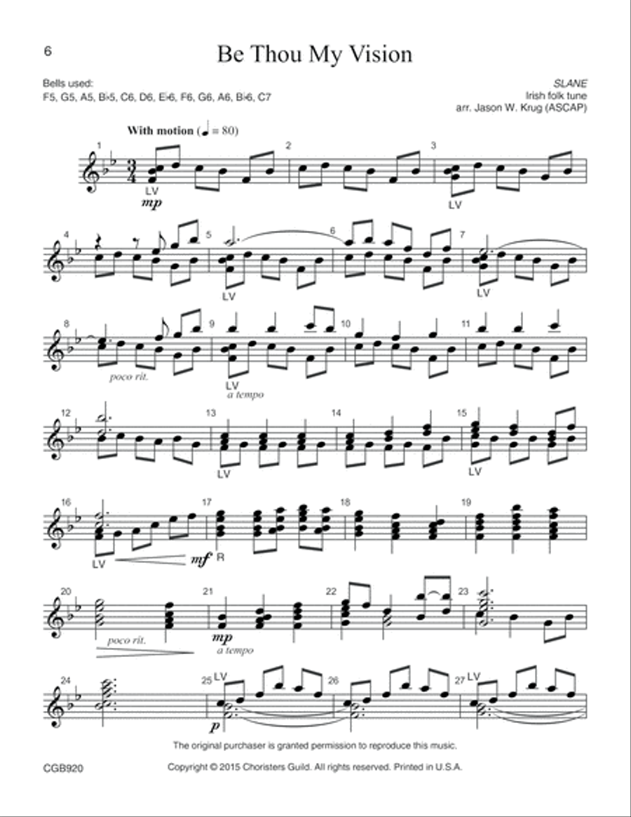 All Praise to Thee, Volume 1 Handbell Choir scores gallery preview page 3
