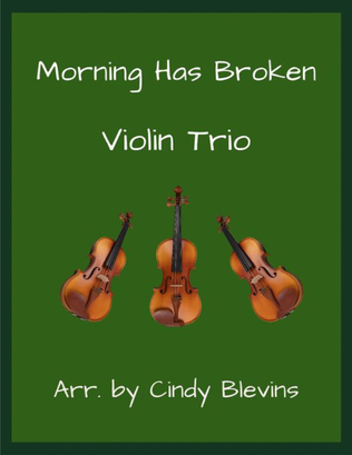 Book cover for Morning Has Broken, Violin Trio