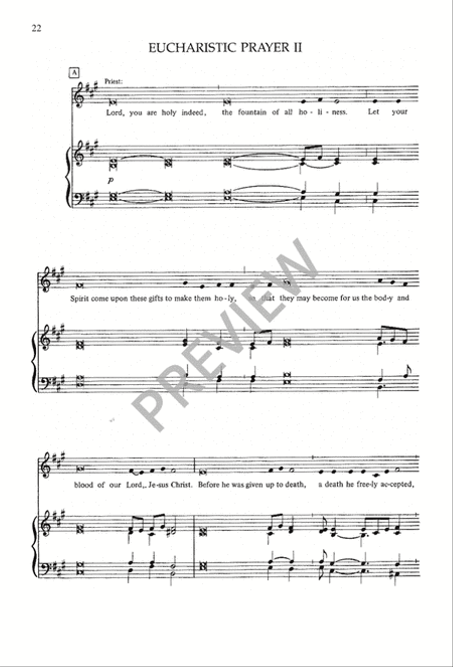 A Mass of Life 4-Part scores gallery preview page 22