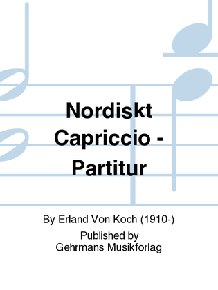 Nordiskt Capriccio - Partitur