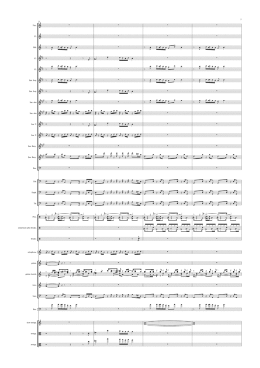 The Power Of The Magic The Power Of The Magic Large Ensemble scores gallery preview page 5