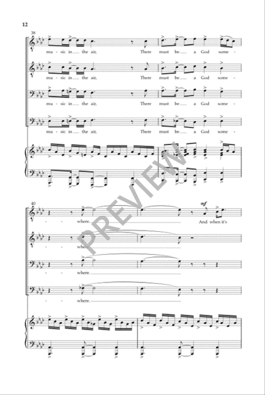 Music in the Air (TTBB) TTBB scores gallery preview page 13