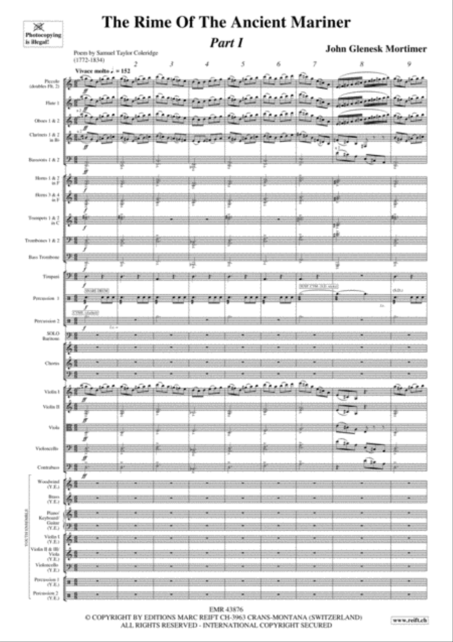 The Rime Of The Ancient Mariner Orchestra scores gallery preview page 3