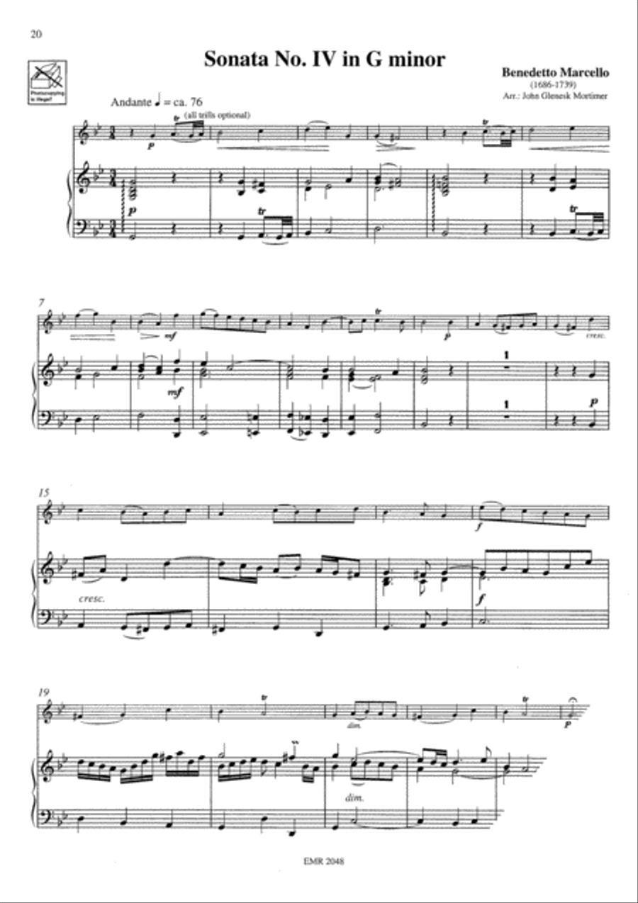 6 Sonatas Bassoon Solo scores gallery preview page 6