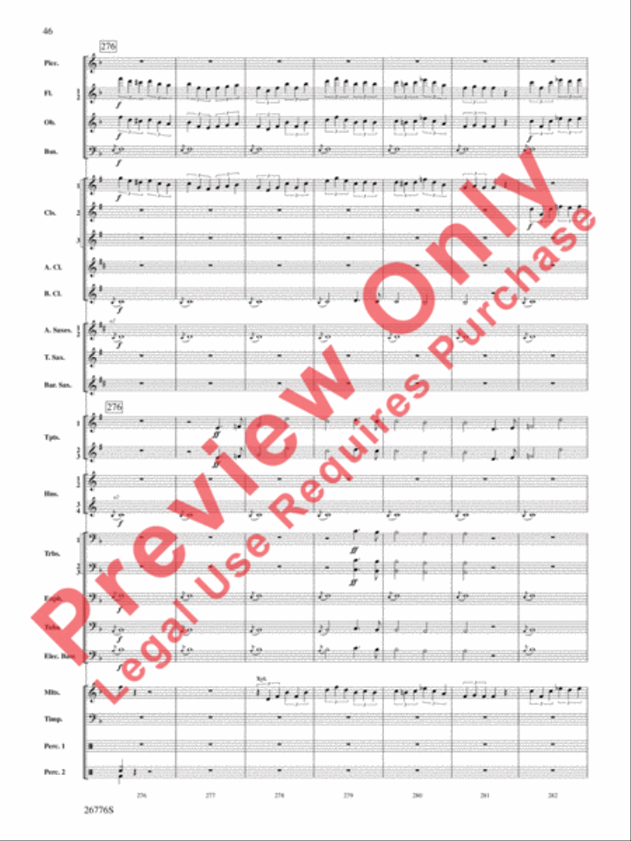 The Music of Disneyland Concert Band scores gallery preview page 47