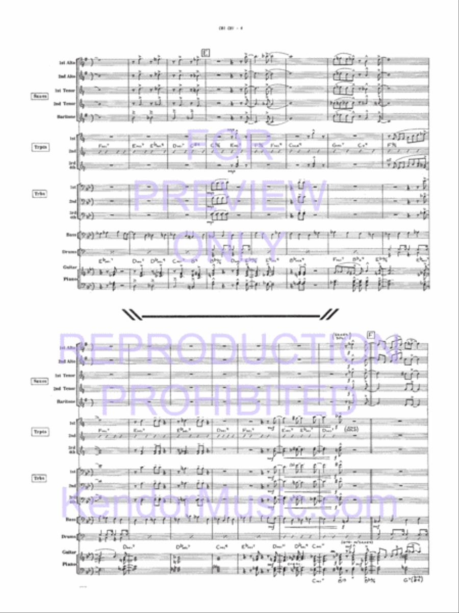 Chi Chi Chi Chi Jazz Ensemble scores gallery preview page 11