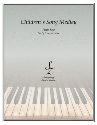 Book cover for Children's Song Medley (early intermediate piano solo)