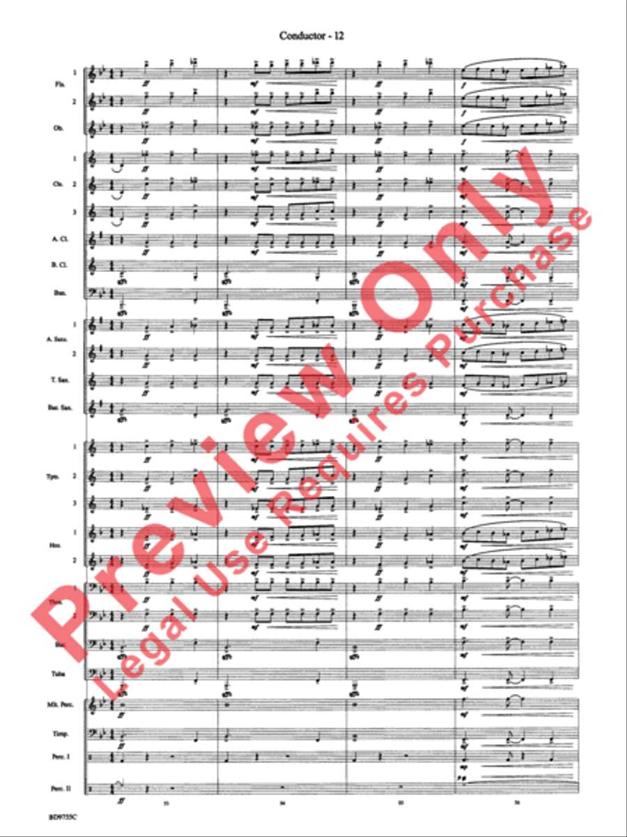 The Maelstrom Concert Band scores gallery preview page 15