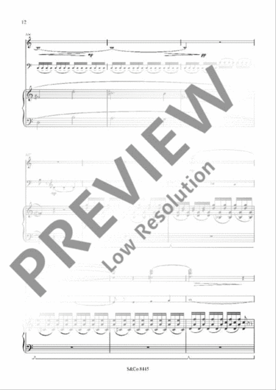 Lauda (con Sordino) Lauda (con Sordino) Cello scores gallery preview page 13