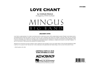 Book cover for Love Chant - Conductor Score (Full Score)