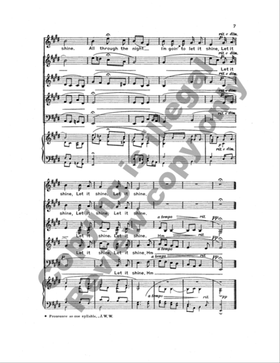 This Little Light O' Mine 4-Part scores gallery preview page 13