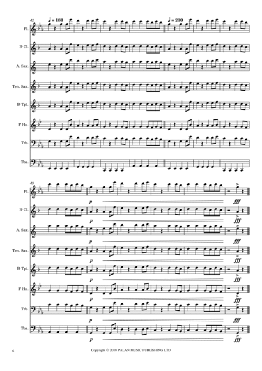 Bla Bla Bla Large Ensemble scores gallery preview page 6