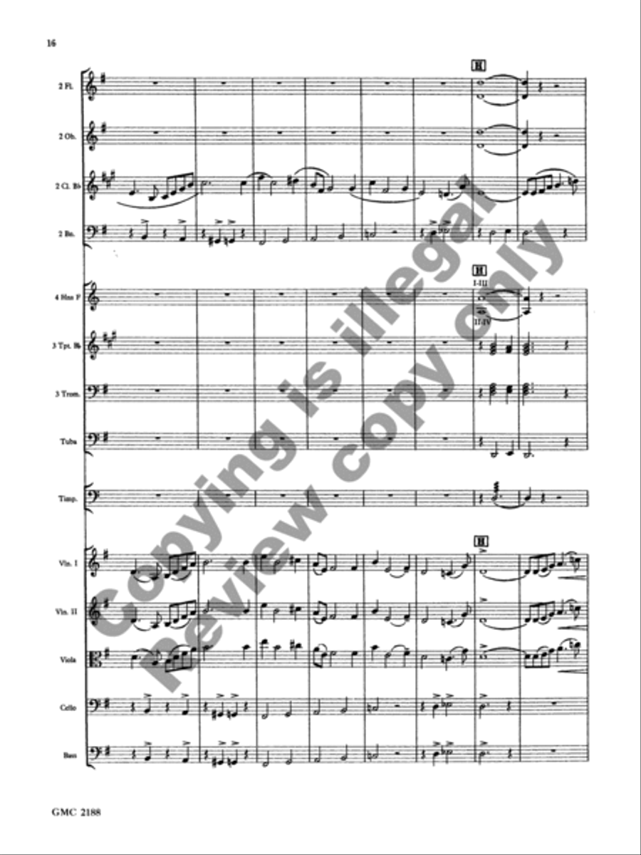 Symphonette in D (Additional Full Score) Orchestra scores gallery preview page 23