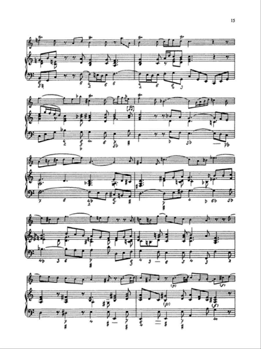 Bach: Four Sonatas Part scores gallery preview page 2