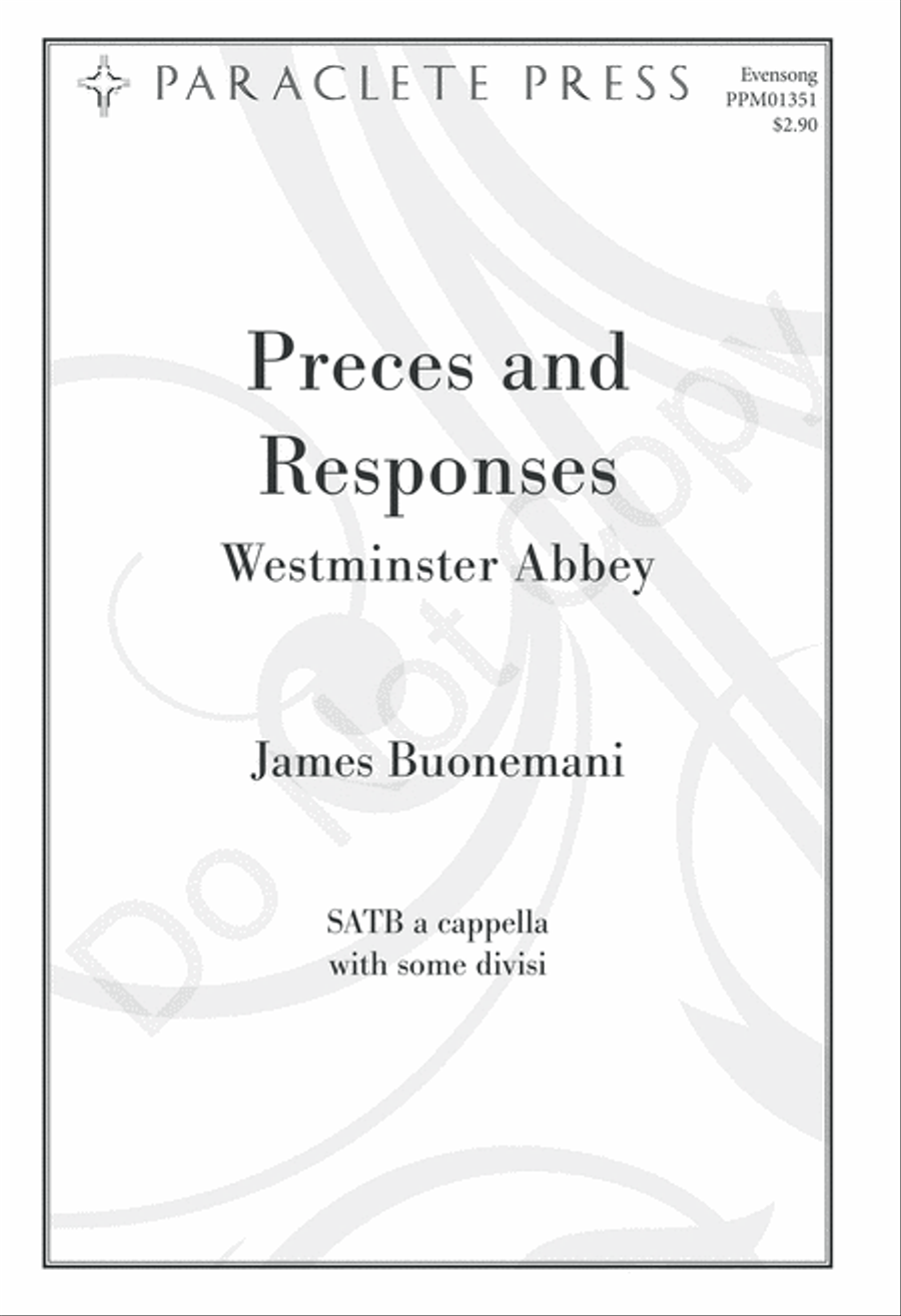 Preces and Responses Westminster Abbey Divisi scores gallery preview page 2