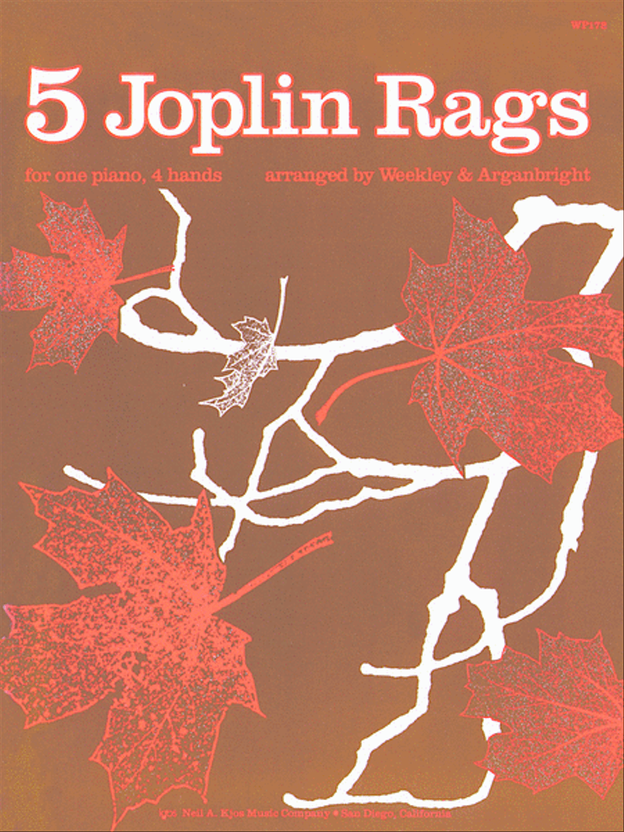 Five Joplin Rags Piano Method scores gallery preview page 1