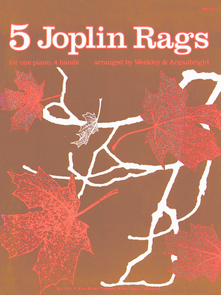 Book cover for Five Joplin Rags