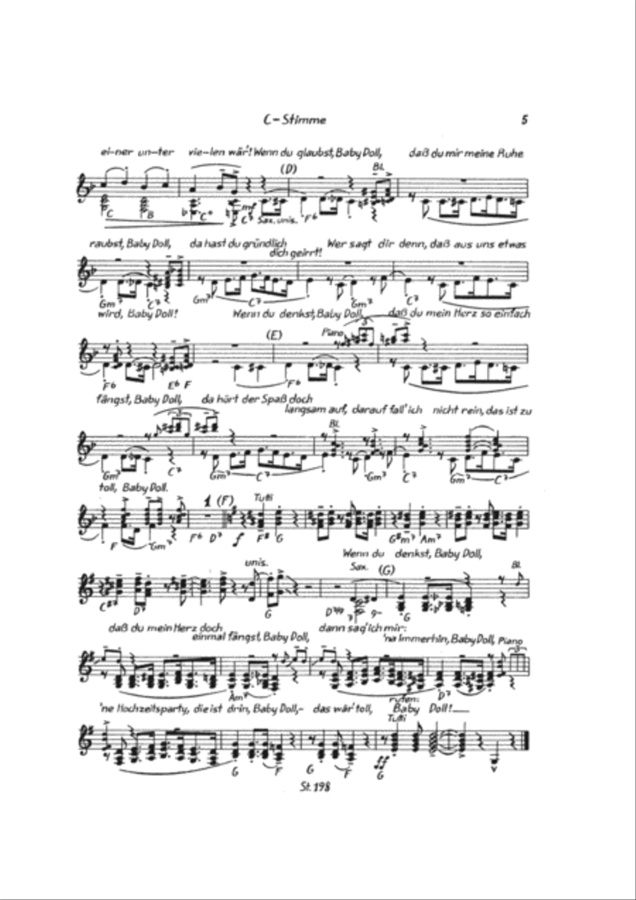 Baby Doll Voice scores gallery preview page 3