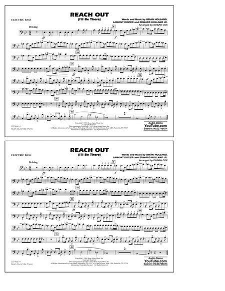 Reach Out (I'll Be There) (arr. Cox) - Electric Bass