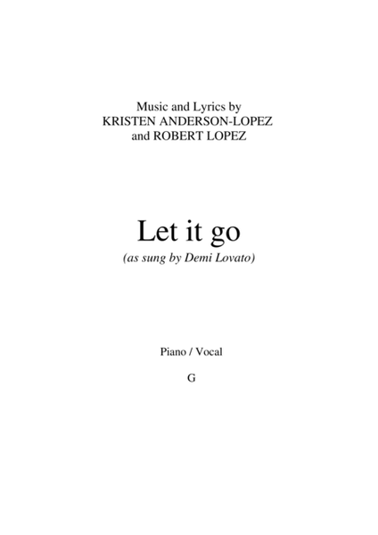 Let It Go (from Frozen) image number null