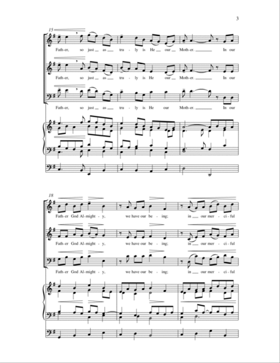 As Truly as God is our Father 3-Part scores gallery preview page 3