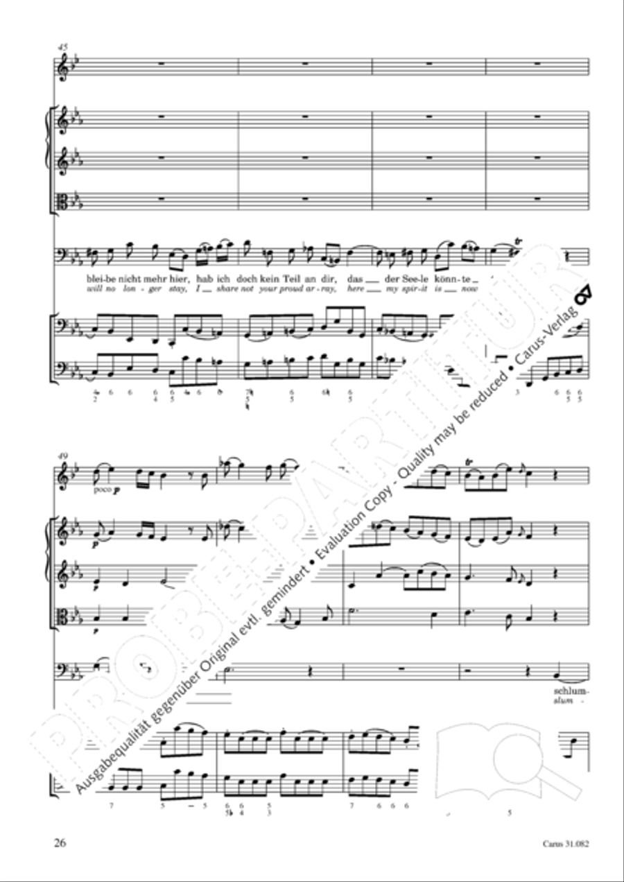 I have enough (Ich habe genung) Mezzo-Soprano Voice scores gallery preview page 27