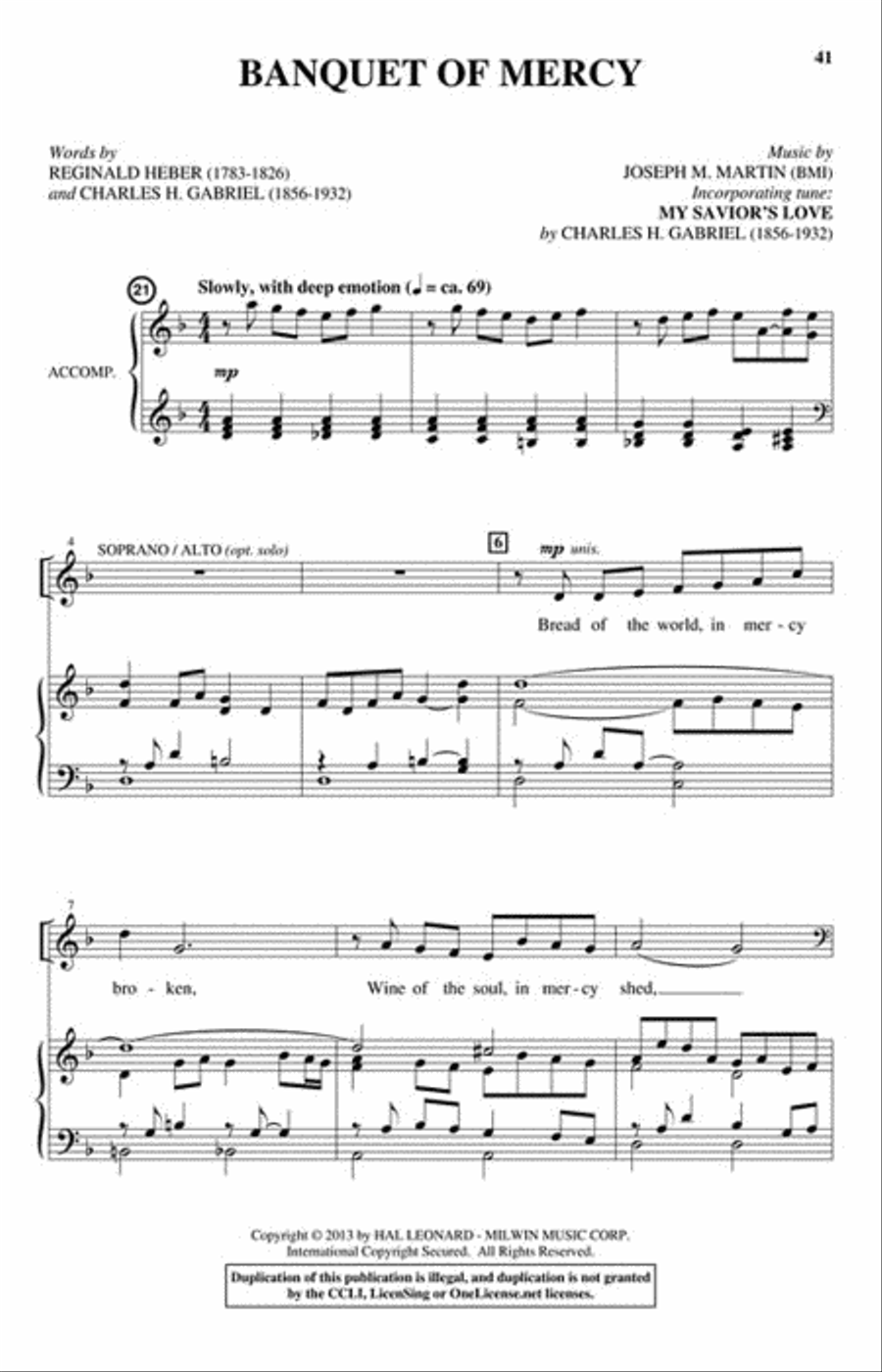 Testimony of Life 4-Part scores gallery preview page 6