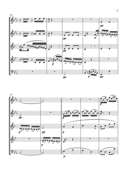 Sonata No.8 "Pathetique", 2nd movement (Beethoven) - wind quintet image number null