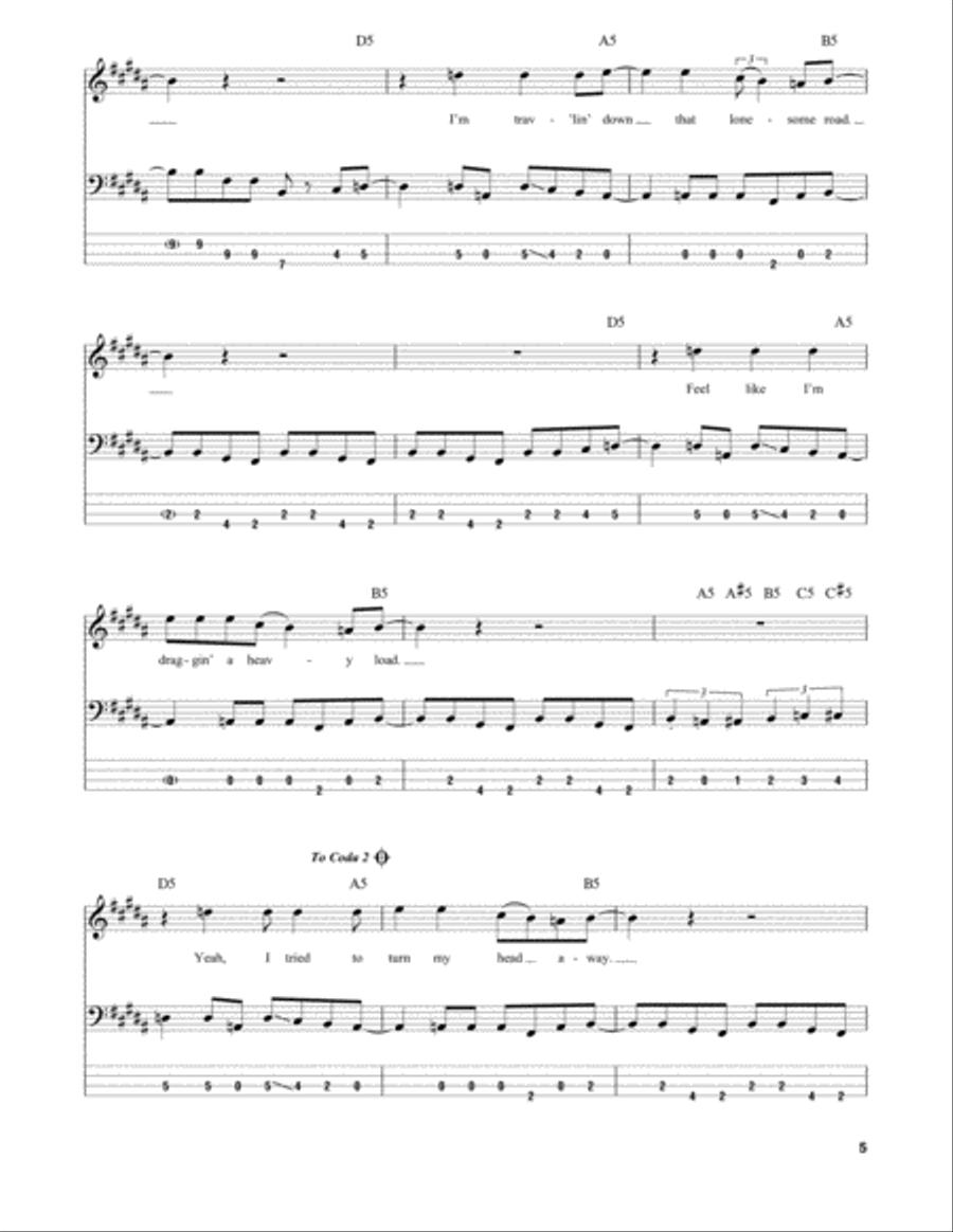 Flirtin' With Disaster Flirtin' With Disaster Guitar Tablature scores gallery preview page 5