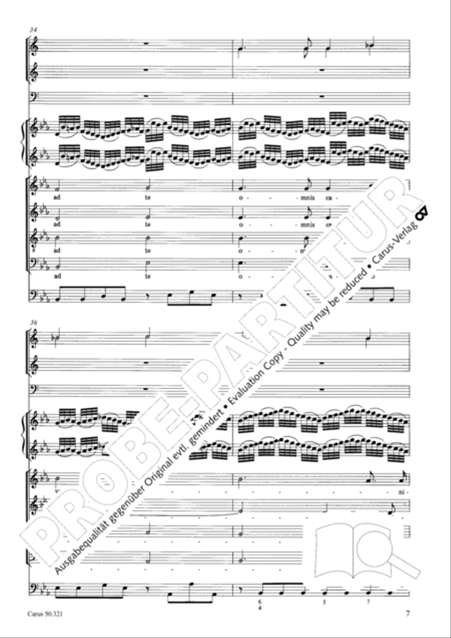 Requiem in C minor 4-Part scores gallery preview page 13
