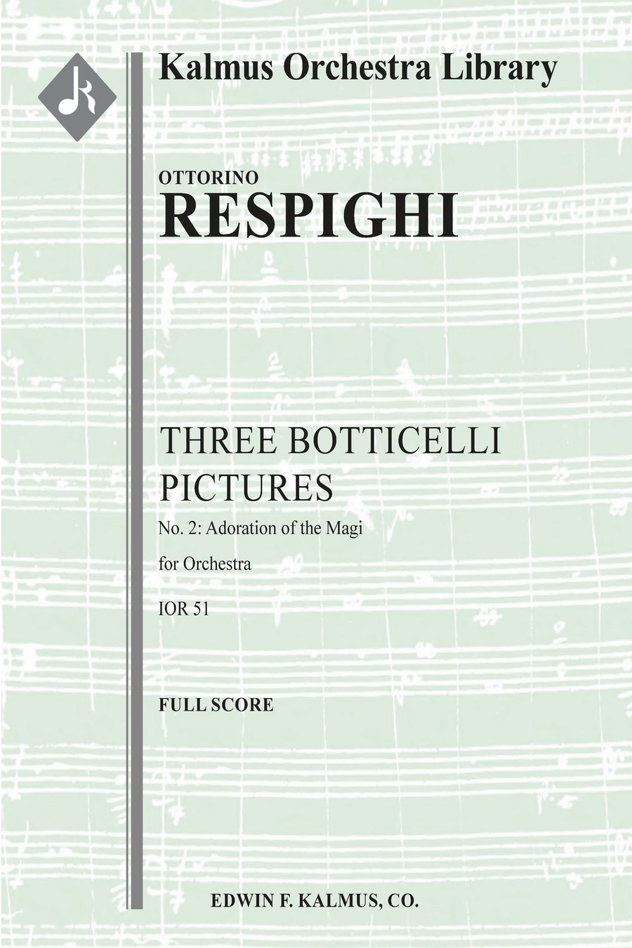 Three Botticelli Pictures (Botticelli Triptych): No. 2, Adoration of the Magi (L'Adorazione dei Magi) Concert Band scores gallery preview page 1